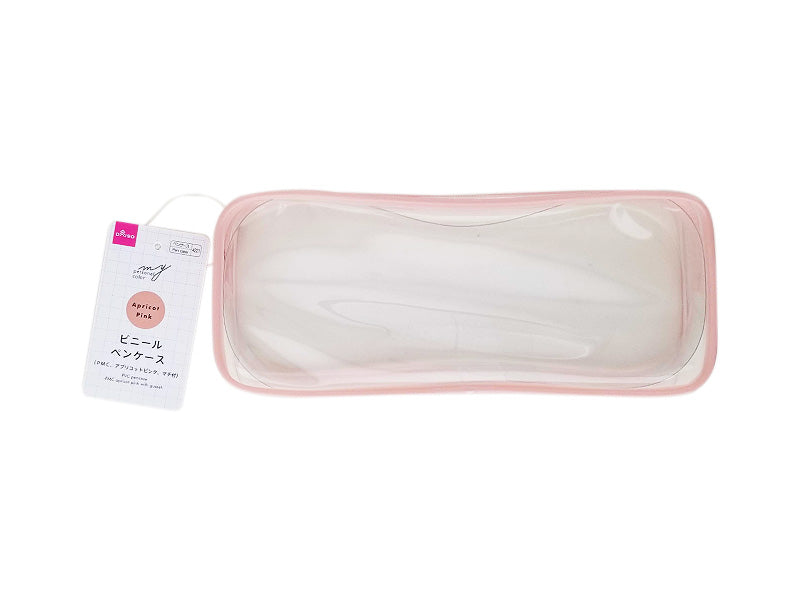 Vinyl Pen Case (PMC, Apricot Pink, with Gusset)