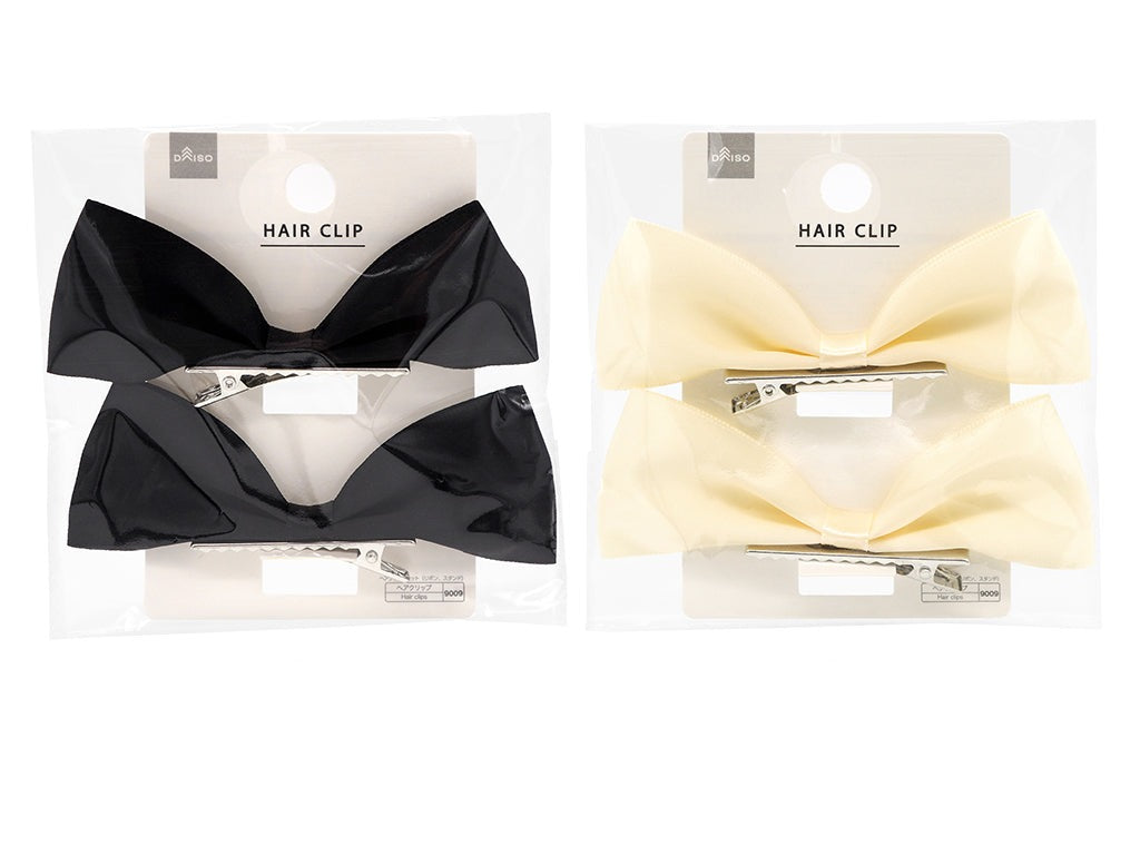 Hair Clip Set (Ribbon, Stand)
