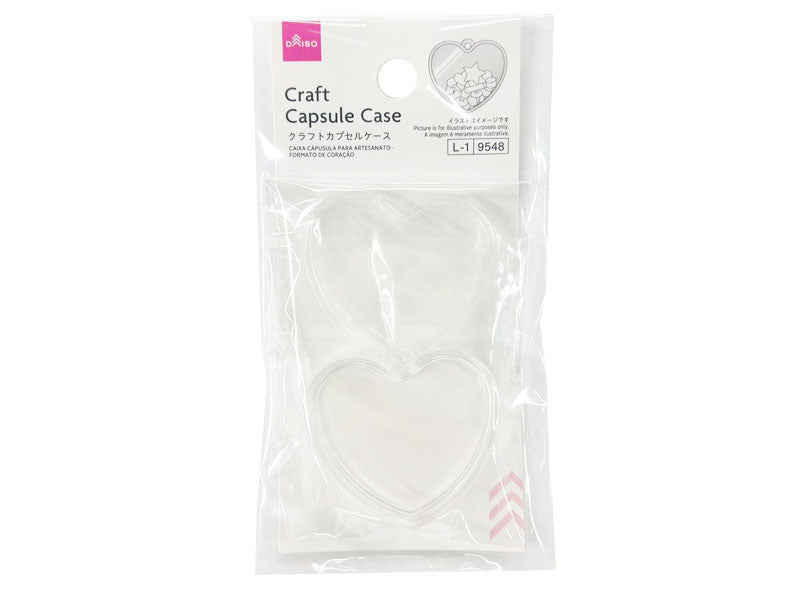 Craft Capsule Case (Heart Shape)