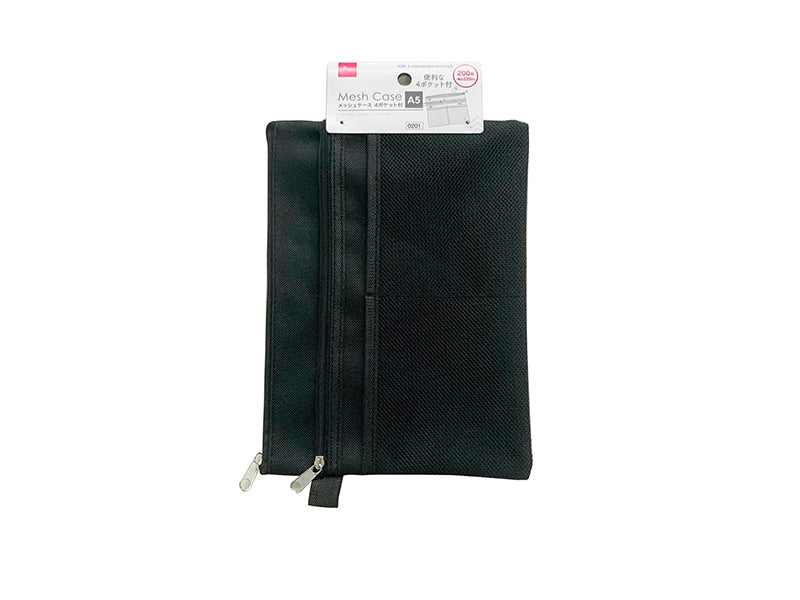 Mesh Case (A5, 4 Pockets, Black)