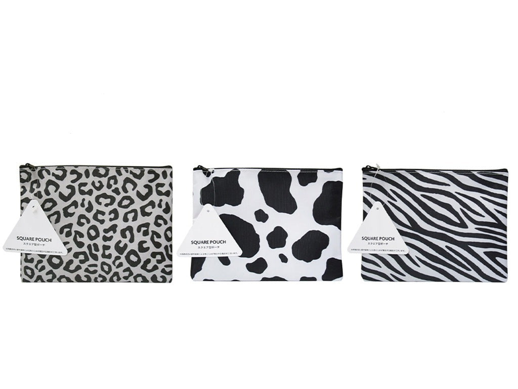Square Pouch - Animal Pattern