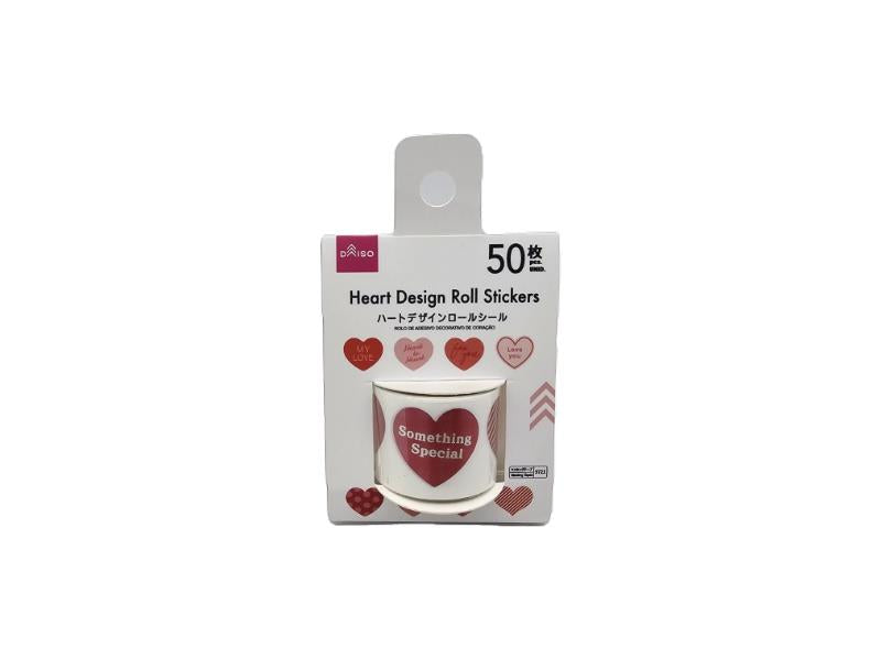 Heart Design Roll Seal (50 Sheets)