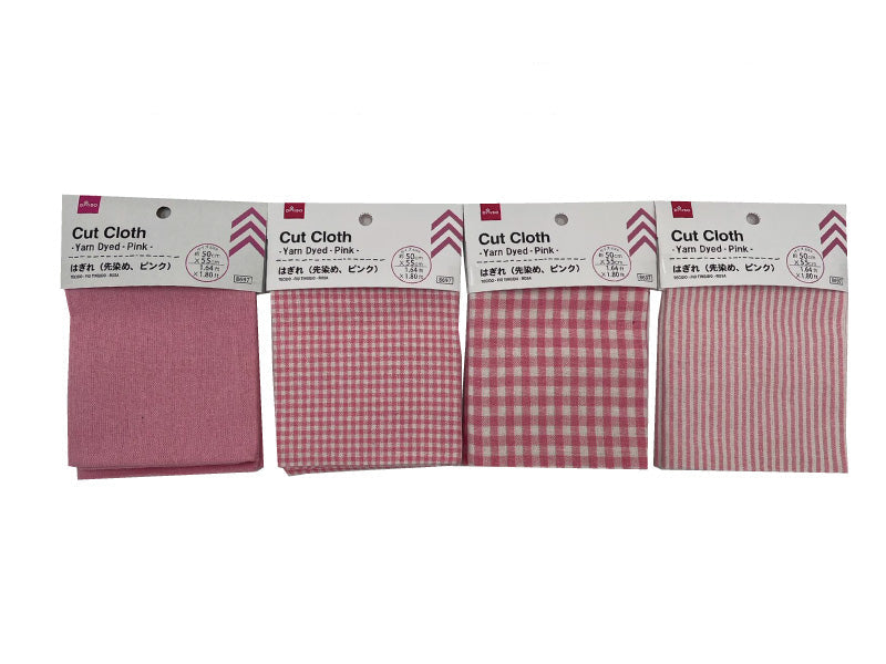 Fabric Scraps (Pre-dyed, Pink)
