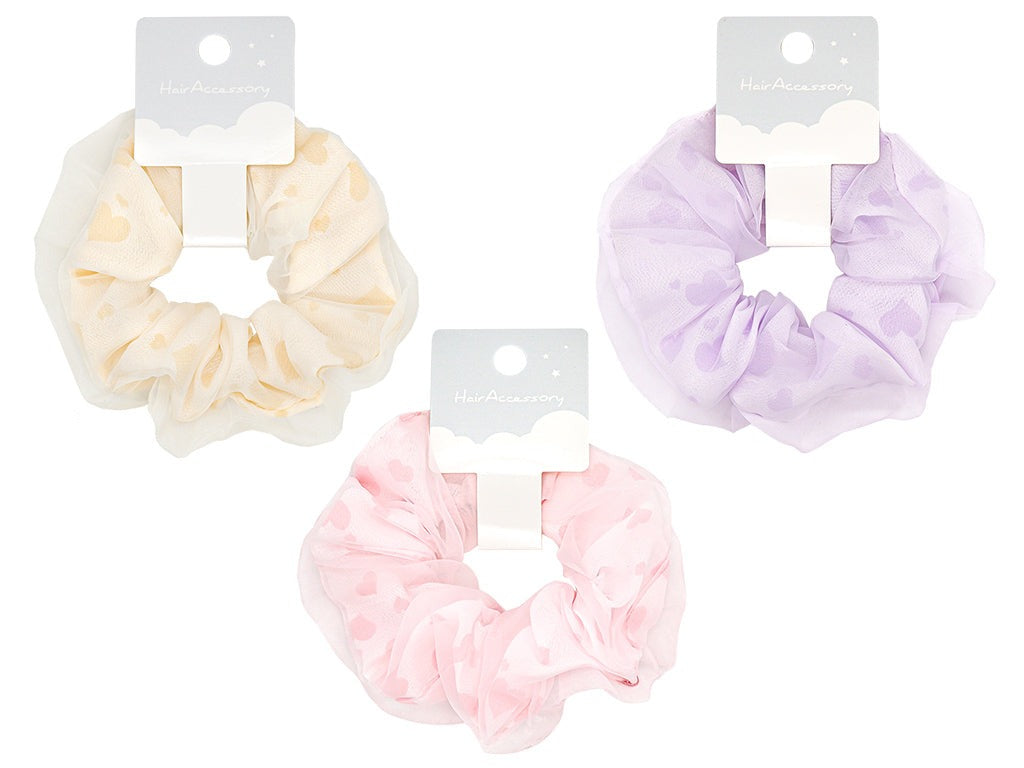 Chouchou (Double, Heart Organza)