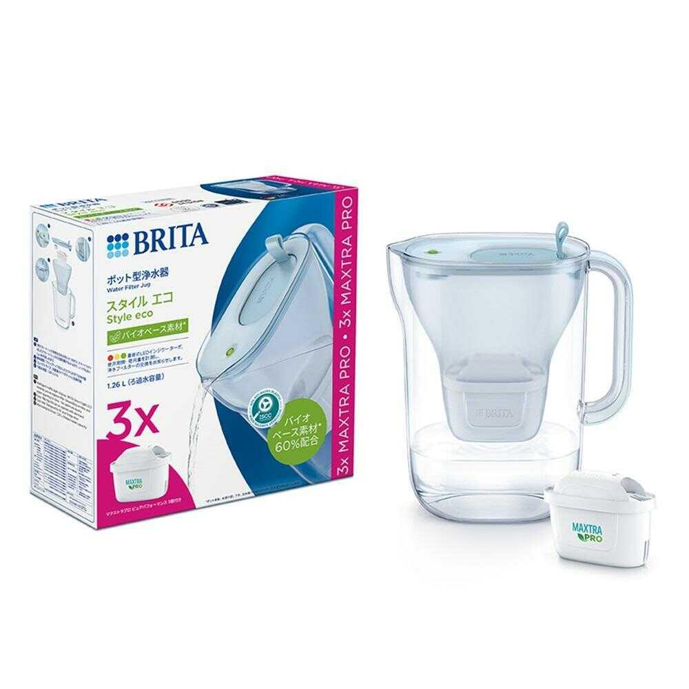 BRITA Style Eco Blue Maxtra Pro Body + 3 Cartridges