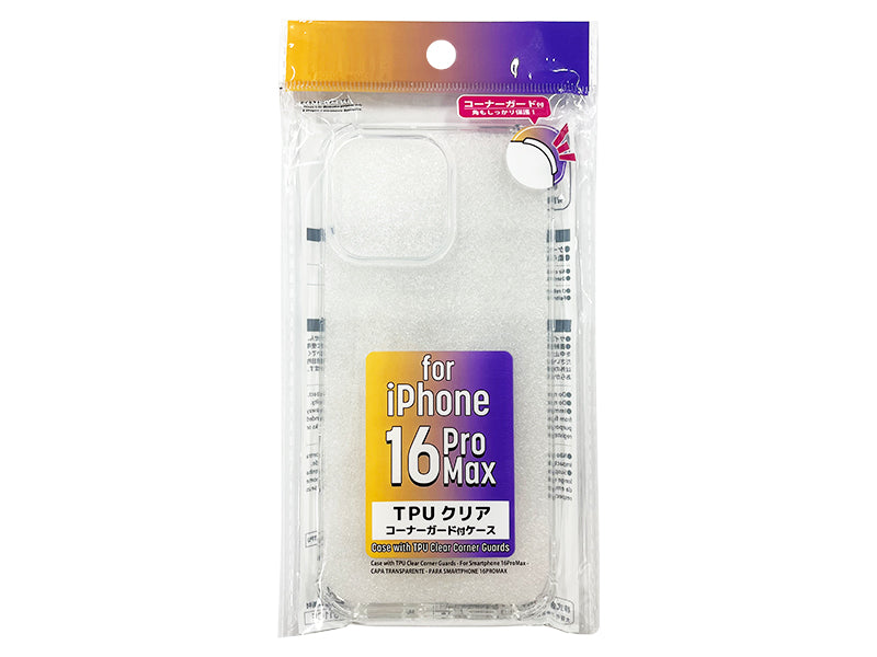 TPU Clear Corner Guard Case (for iPhone 16 Pro Max)