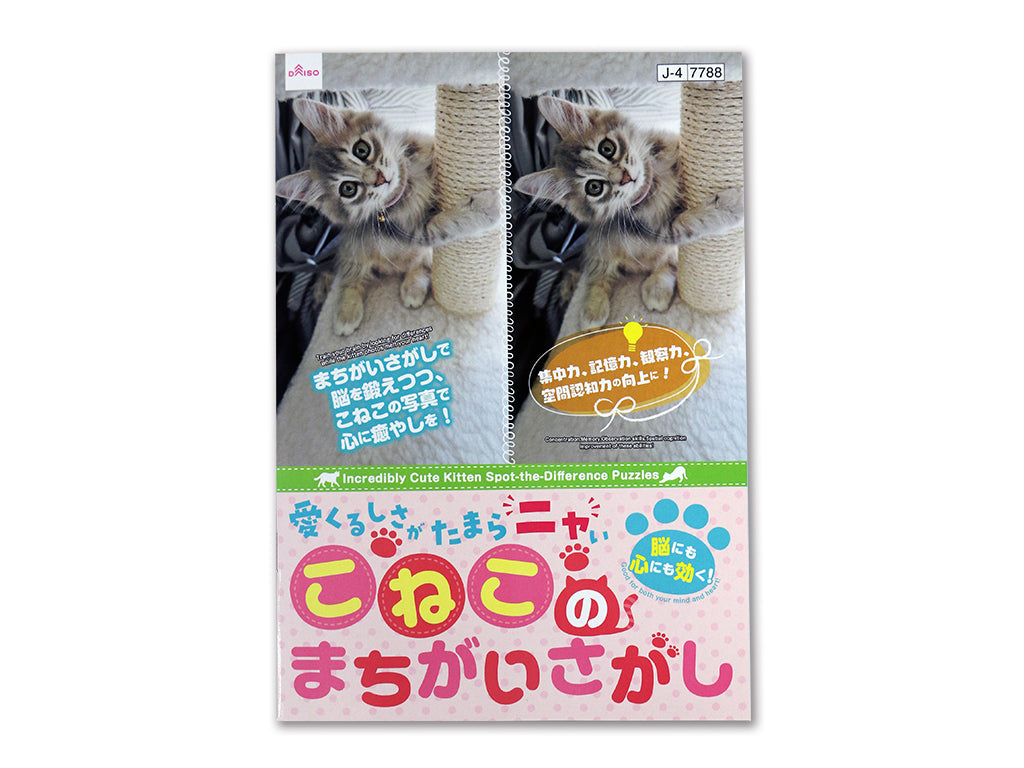 Adorable Cat's Spot the Difference