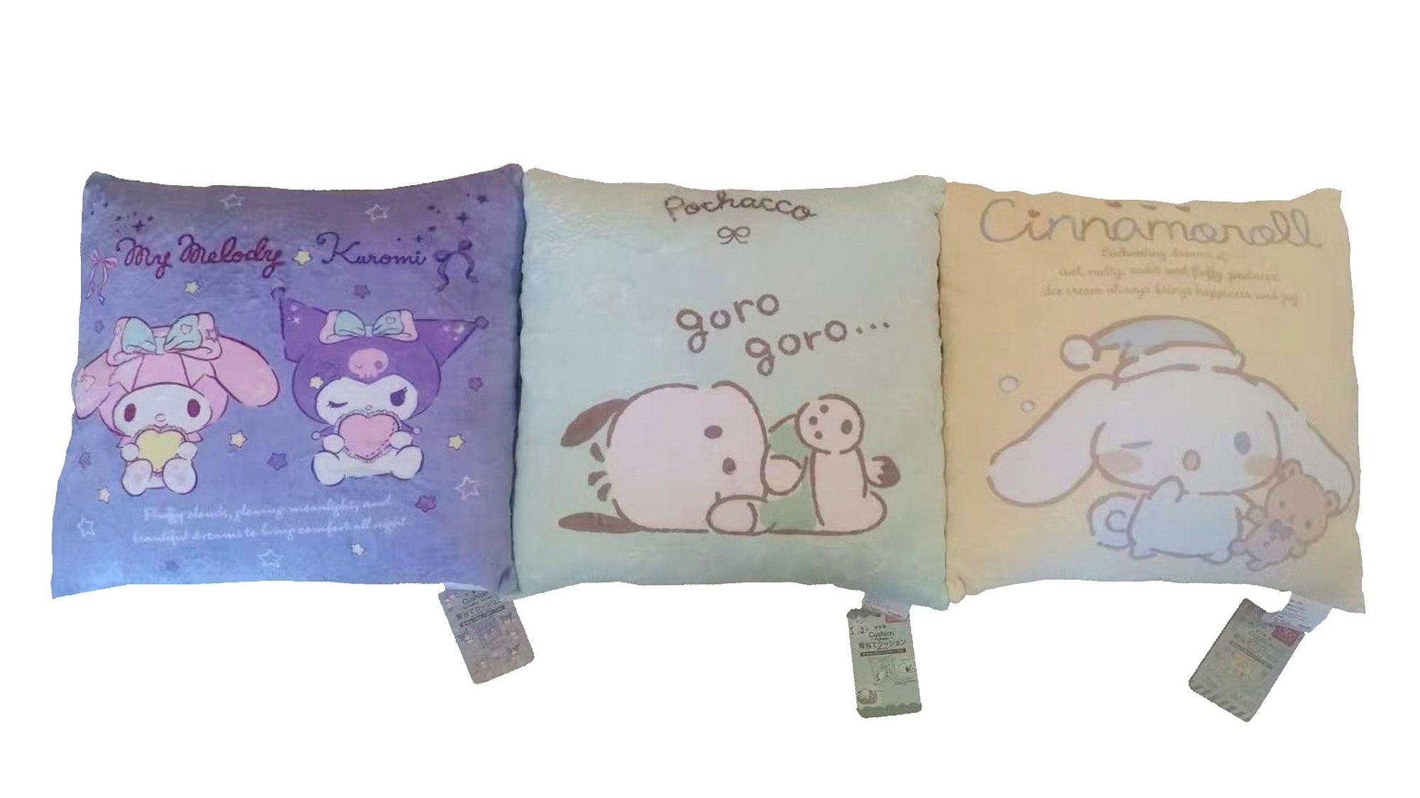 Back Cushion (Cinnamoroll, Pochacco, My Melody, Kuromi)