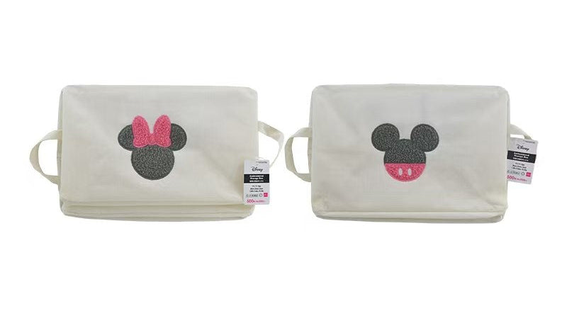 Embroidered Storage Box (Mickey Icon / Minnie Icon)