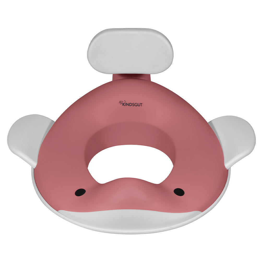KINDSGUT Whale Toilet Trainer - Dusty Pink