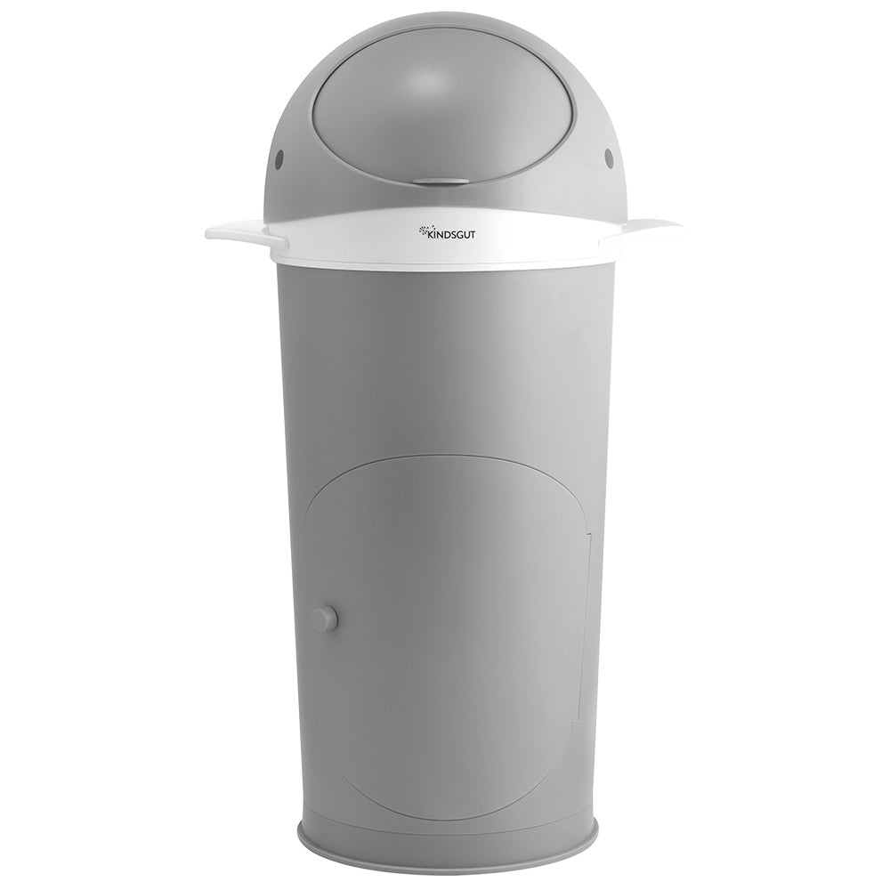 KINDSGUT Whale Diaper Pail - Dark Gray
