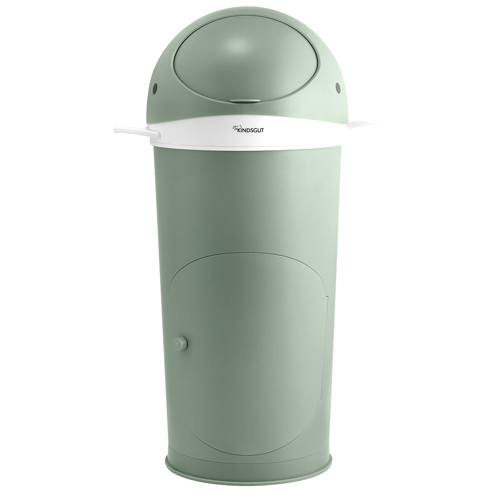 KINDSGUT Whale Diaper Pail - Pistachio