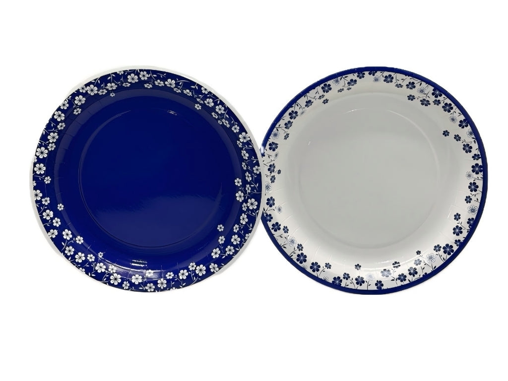 Paper Plates (Vintage Flower, 8 Pieces)