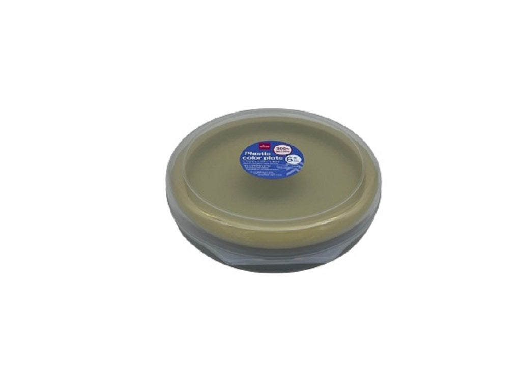 Plastic Color Plates (6 Pieces)