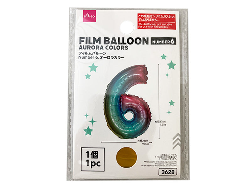 Film Balloon (Number 6, Aurora Color)