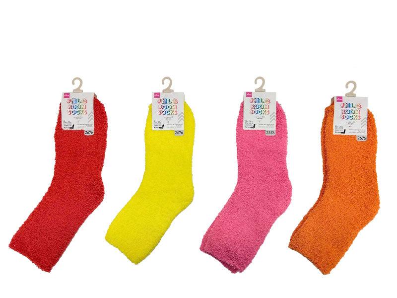 Women's Room Socks (Favorite Color, Solid, Warm Tones)