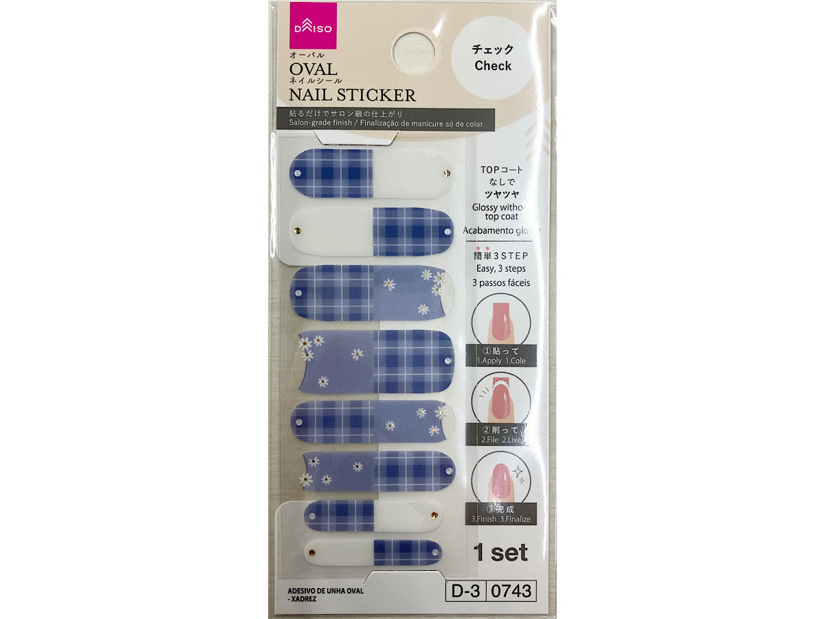 Oval Nail Seal (Check)