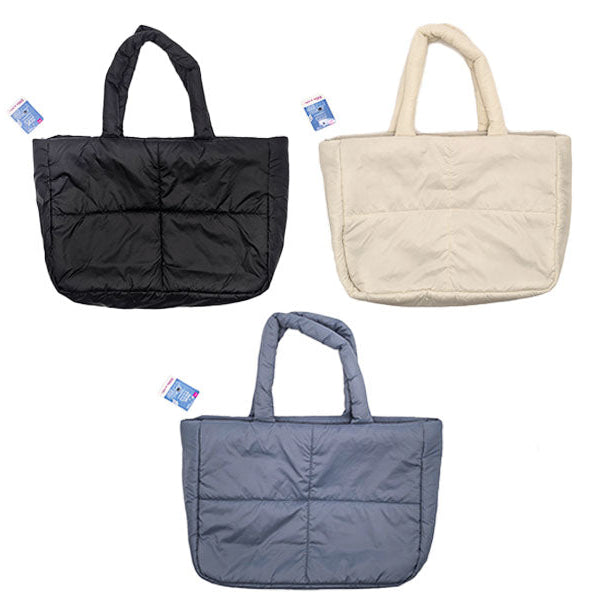Square Quilted Tote Bag