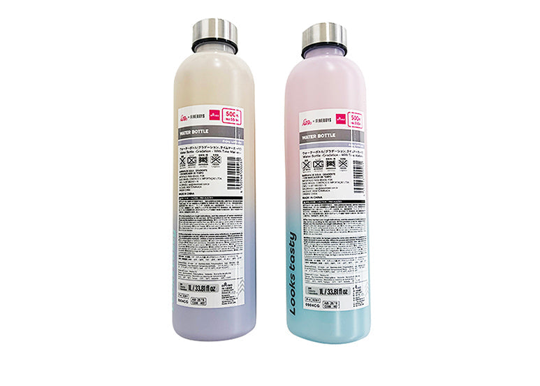 Water Bottle (Gradient, with Time Marker)