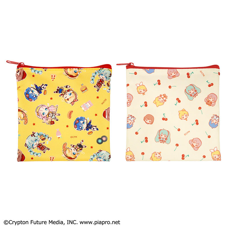 Hatsune Miku Flat Pouch (Diner Pattern)