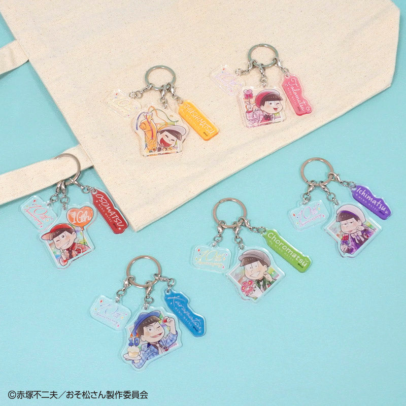 Osomatsu-san 3-Set Acrylic Key Holder - Memo Mats
