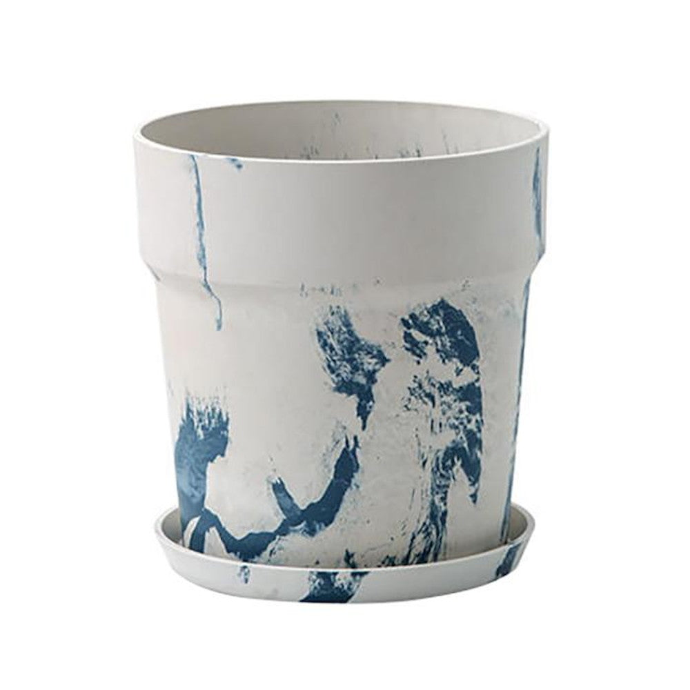 Urban Plants Pot Marble Milk/Blueberry