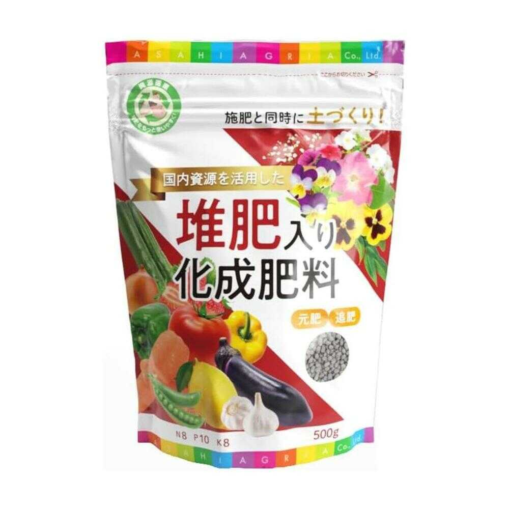 Asahi Agria Sustainable Compost-Added Chemical Fertilizer 500g