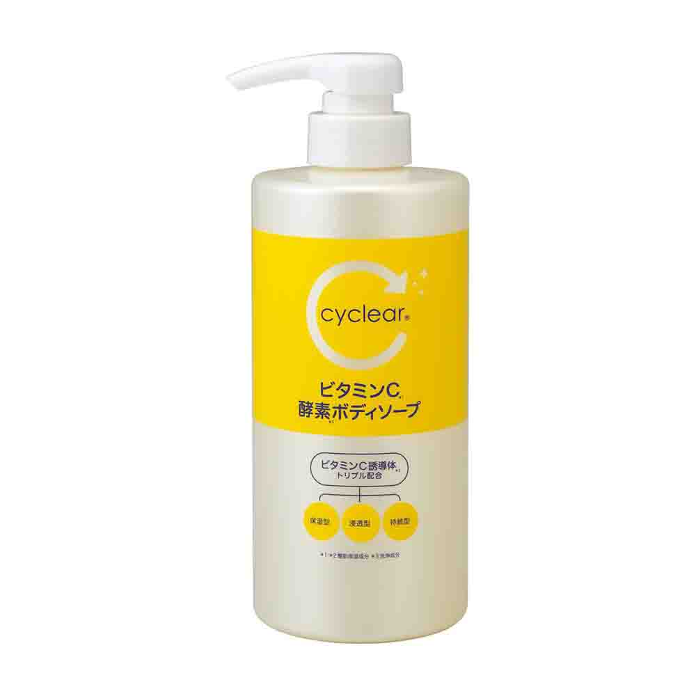 Kumano Yushi Cyclear Vitamin C Enzyme Body Soap 500ml