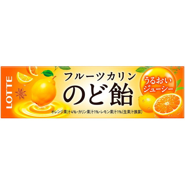 Lotte Fruit Throat Candy 11 Pieces