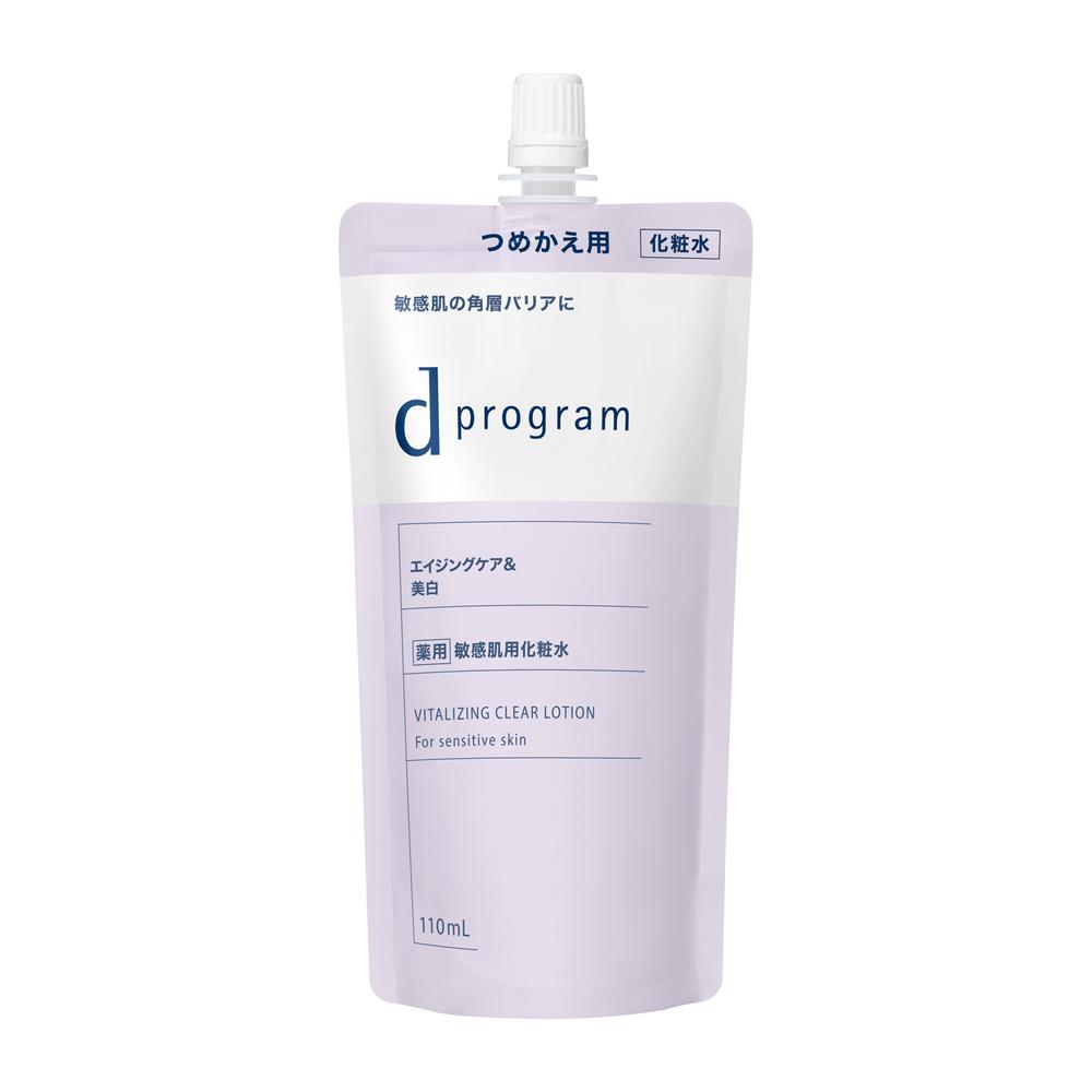 Shiseido d Program Vitalizing & Clear Lotion EX (Refill) 110ml