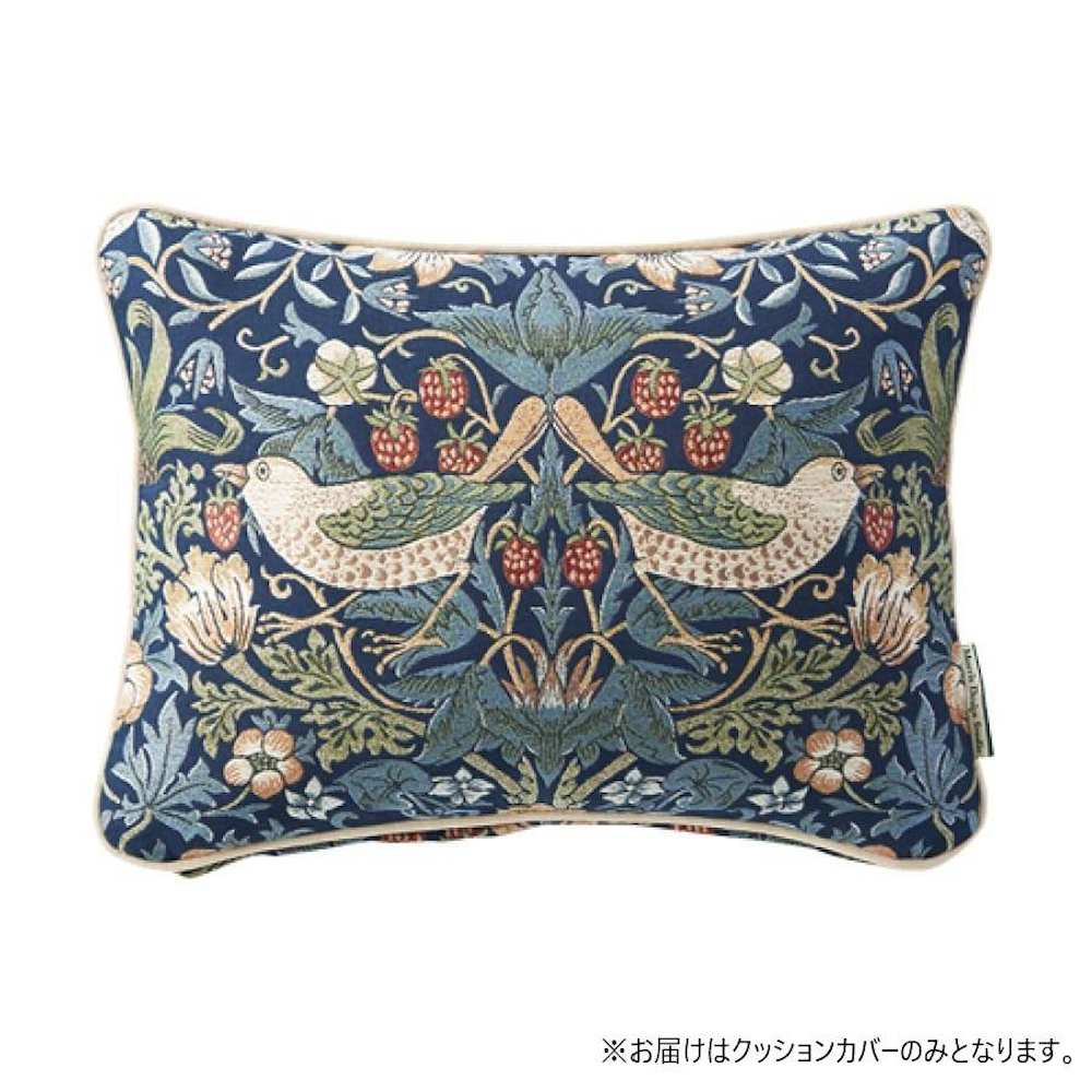 Strawberry Thief Pillow Cushion Cover 40×30cm LL1710 Blue