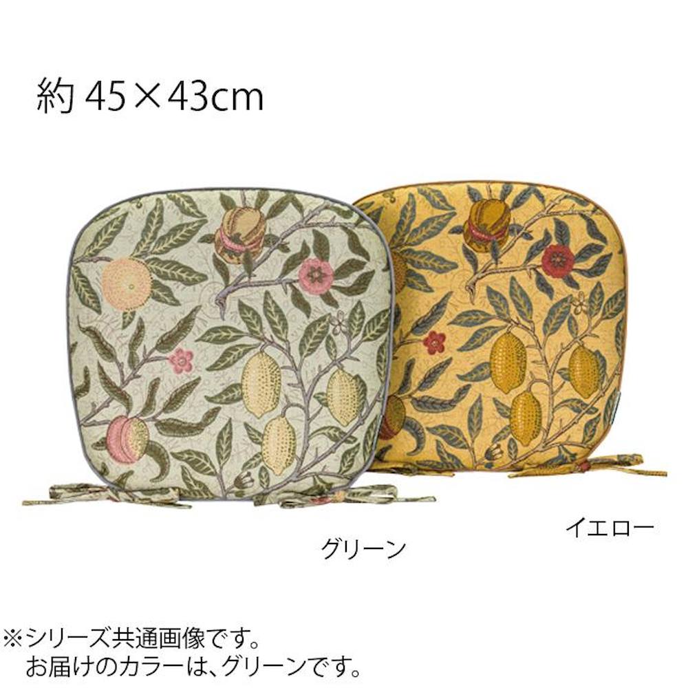 Fruits Dining Seat Cushion 45×43cm G Green