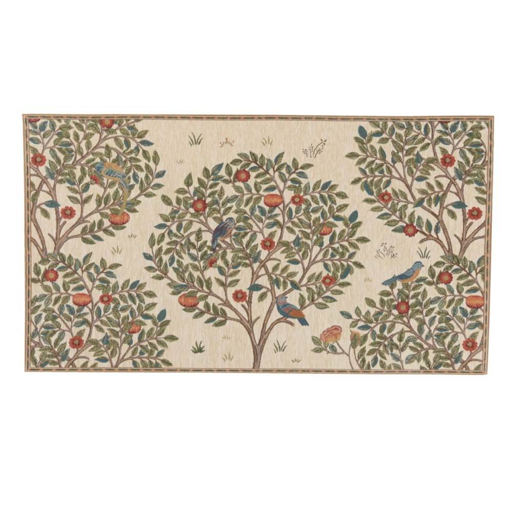Kelmscott Tree Mat Approximately 68×123cm I Ivory