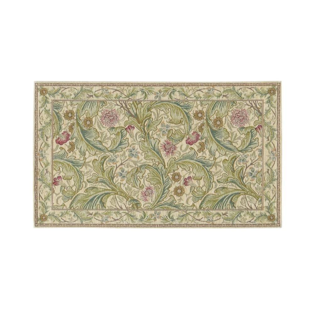 Leicester Acanthus Mat Approximately 45×78cm BE Beige