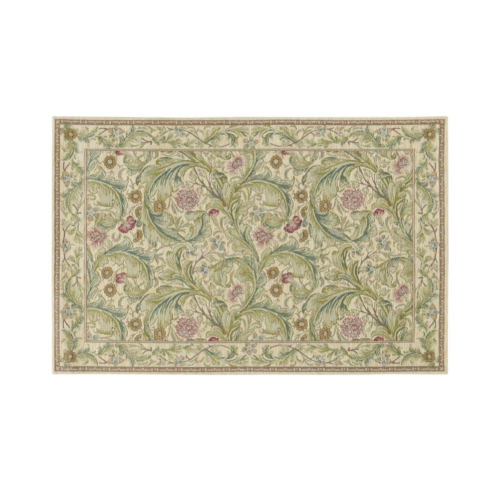 Lester Acanthus Mat Approx. 60×90cm FH1710A BE Beige