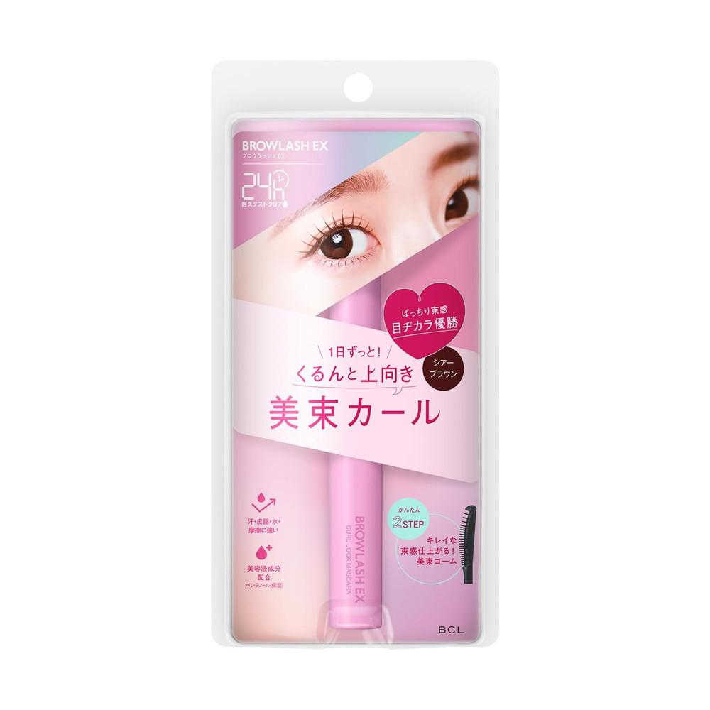 Styling BCL Brow Rush EX Beautiful Bundle Curl Lock Mascara Sheer Brown 7.2g