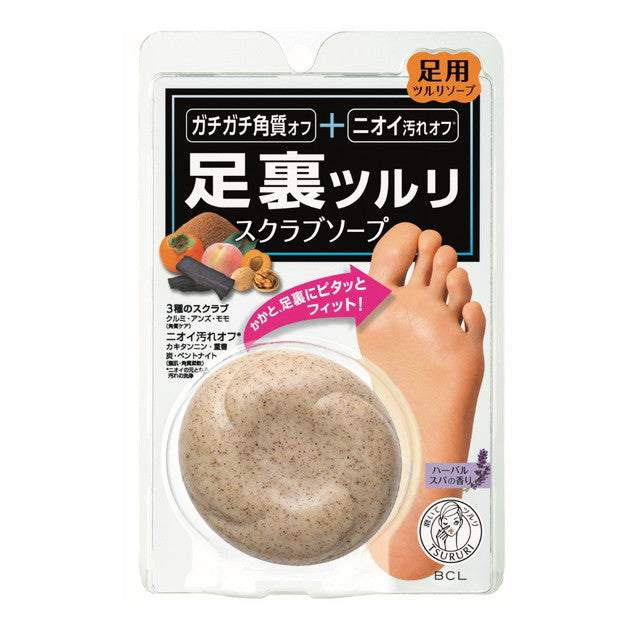 BCL TsuruRi Foot Scrub Soap 80g