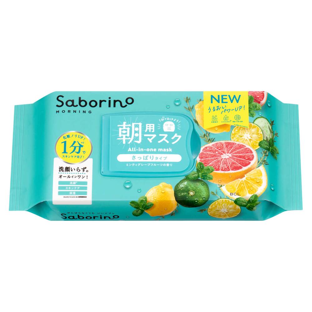 BCL Saborino Morning Face Sheet Refreshing Fruit 32 Sheets