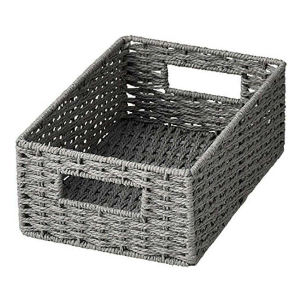 Chidori Sangyo Paper Basket Quarter Gray