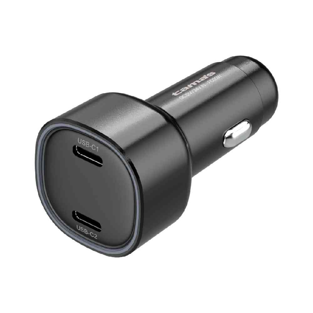 Tama Electronics PD30W Car Charger USB-C ×2 TKP154C2K