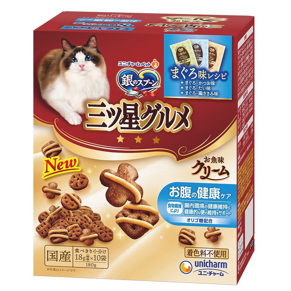 Uni-Charm Three-Star Fish Cream Digestive Health Care 3 Varieties 180g