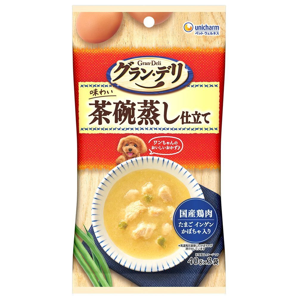 Uni-Charm Gran Deli Pouch Chawanmushi 40g x 3