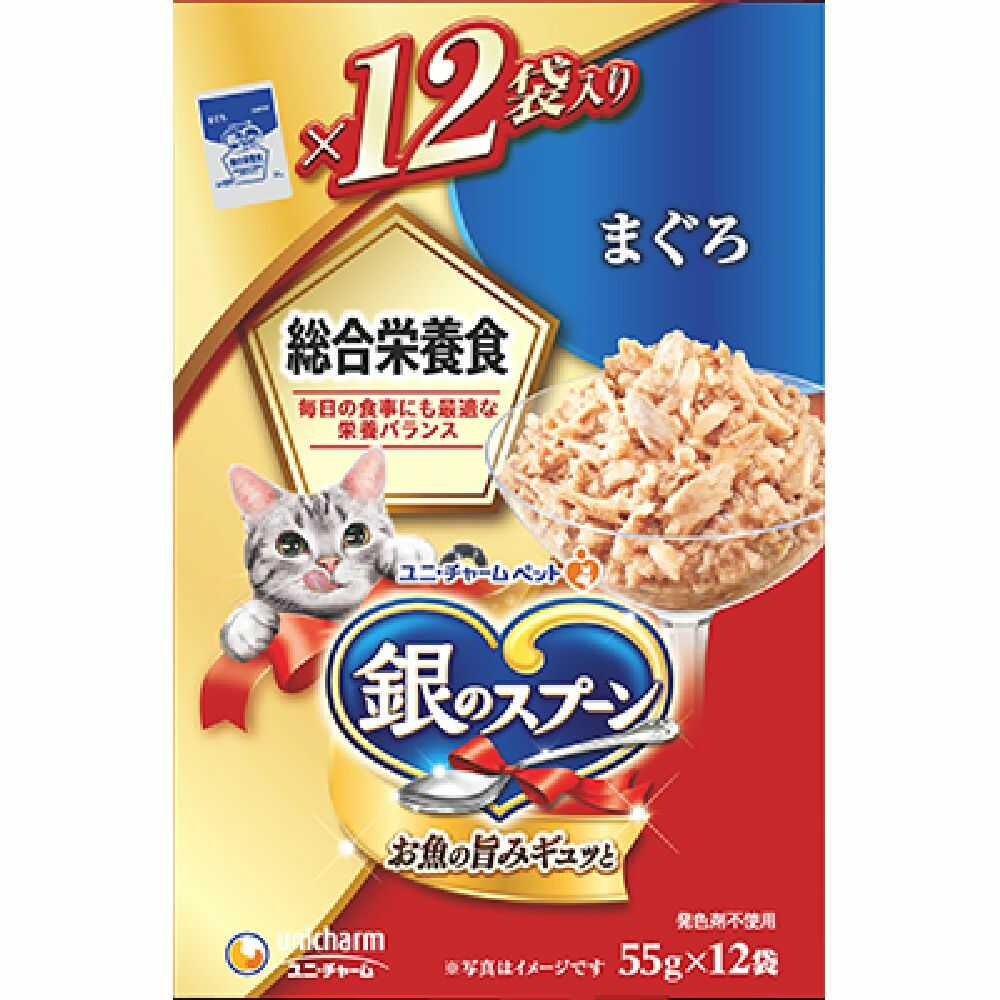 Uni-Charm Silver Spoon Pouch Complete Nutrition Tuna 12P 660g