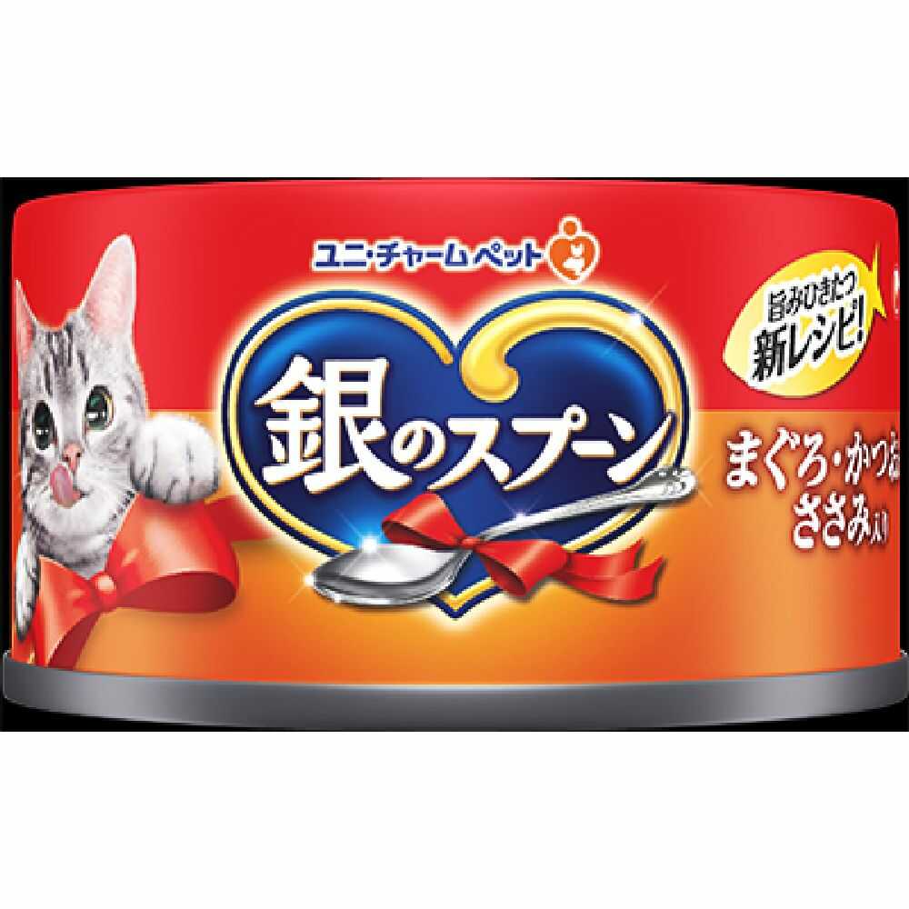 UniCharm Silver Spoon Can Tuna & Bonito with Chicken Fillet 70g