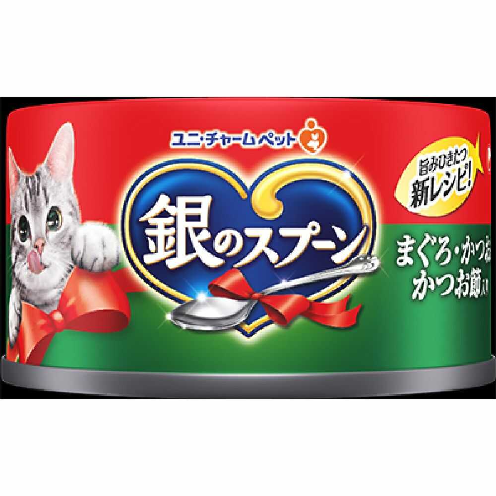 Unicharm Silver Spoon Can Tuna & Bonito with Bonito Flakes 70g