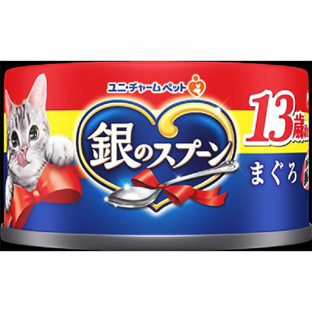 Uni-Charm Silver Spoon Can for Cats Approaching 13 Years Tuna 70g