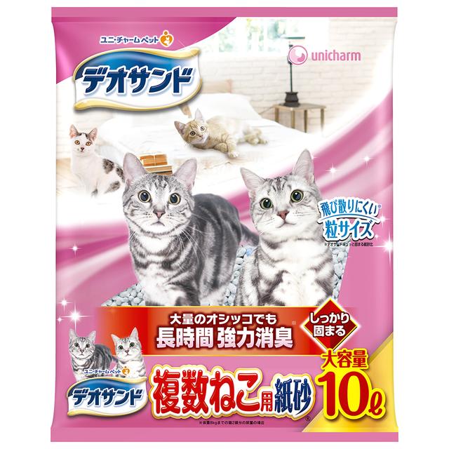 Uni-Charm Deo Sand Multi-Cat Paper Litter 10L