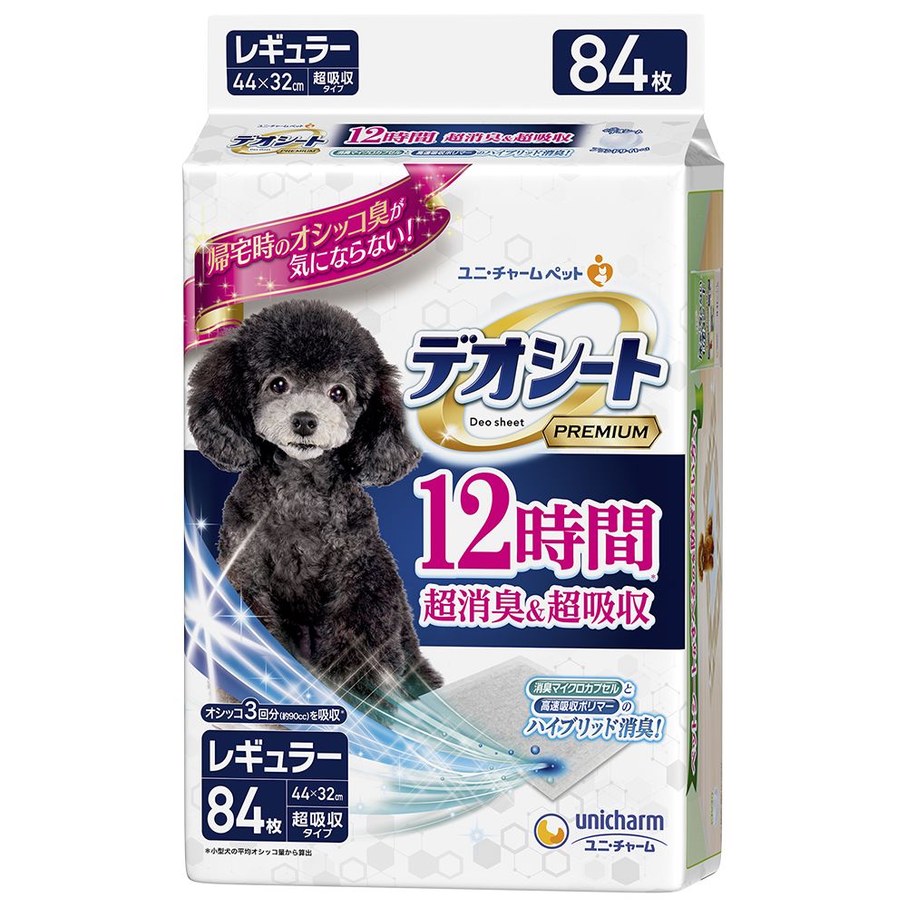 Uni-Charm Deo Sheet Premium 12 Hours Regular 84 Sheets