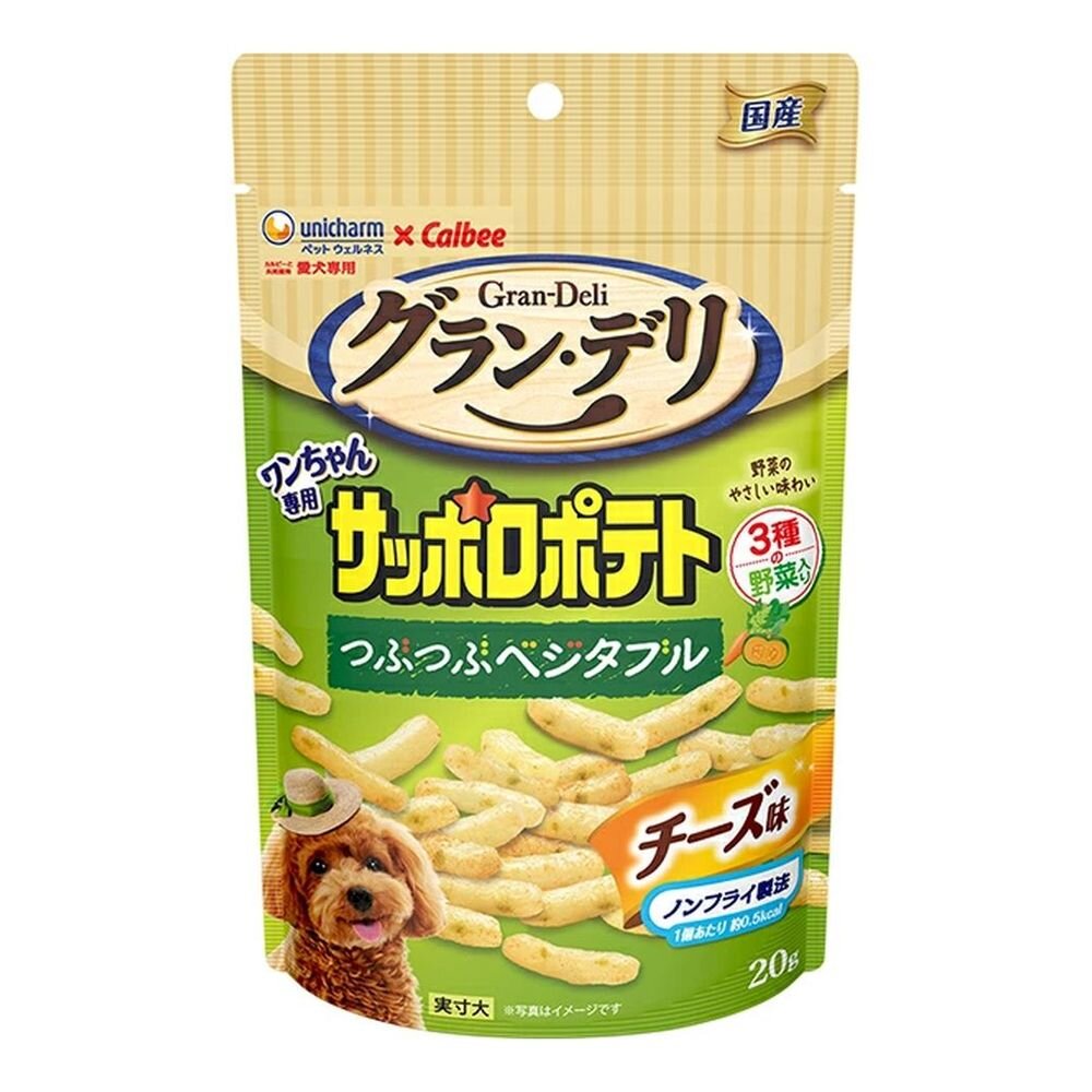Uni-Charm Gran Deli Dog Sapporo Potato Vegetable Cheese Flavor 20g