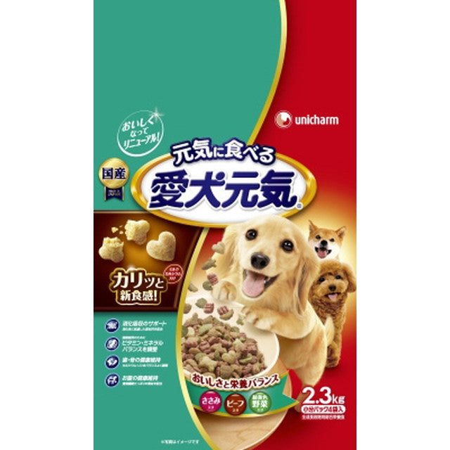 Aiken Genki Chicken, Beef & Colorful Vegetables 2.3kg